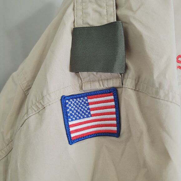 Boy Scouts Large Men's shirt patches button collar BSA Alamo Council pockets - Picture 11 of 12